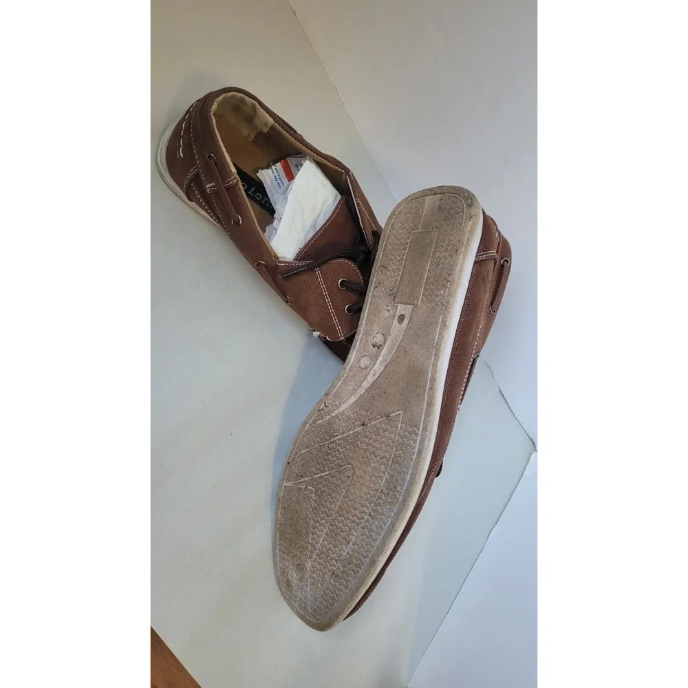 Miko Lotti Mens Classic‎ Boat Deck Shoes Brown Lace Up HM2597 Size 11 Summer